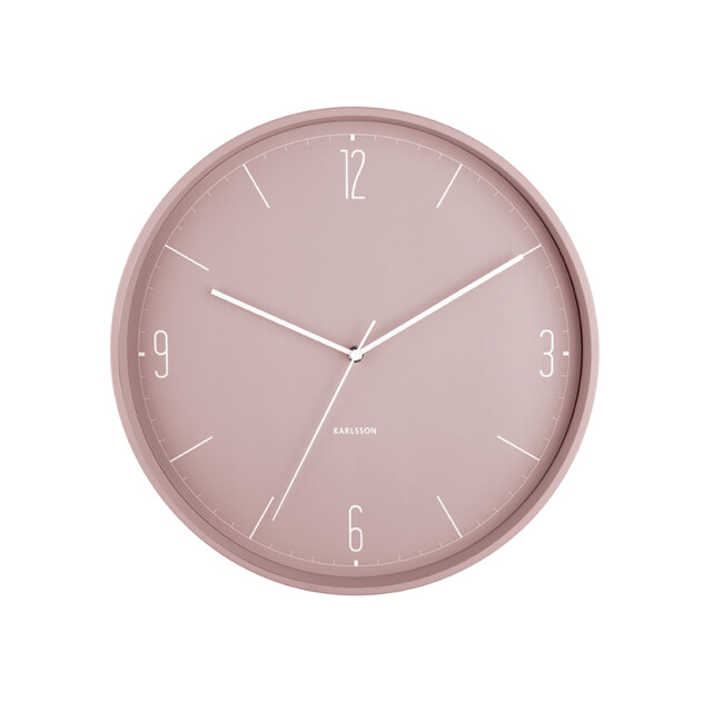 Karlsson wandklok numbers & lines zacht- Ø40cm 2843717 large