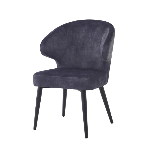 Livingfurn eetkamerstoel donna velvet - 2 stuks 2658035 large
