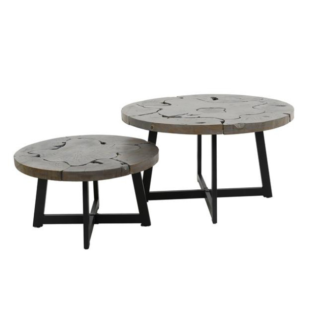 Hoyz salontafel set-2 grey mix - 2877495 large