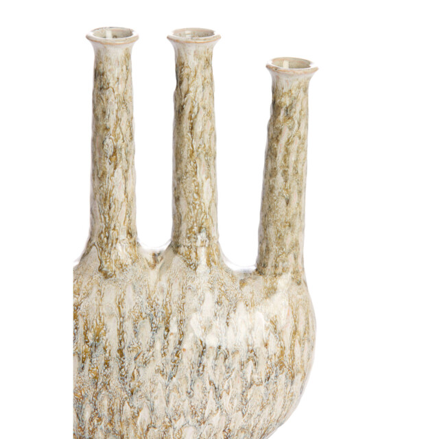 Light & Living vaas deco 34x14x48 cm bekapo keramiek beige 2883313 large