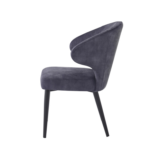 Livingfurn eetkamerstoel donna velvet - 2 stuks 2658035 large