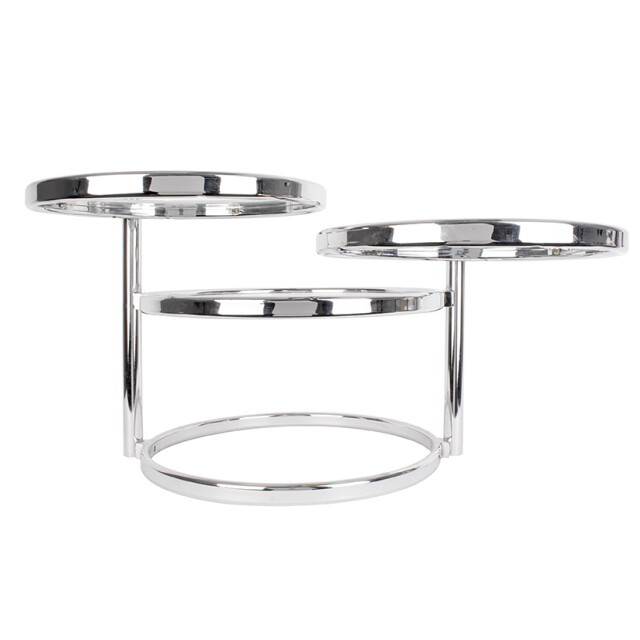 Leitmotiv bijzettafel double swivel chroom 2844860 large