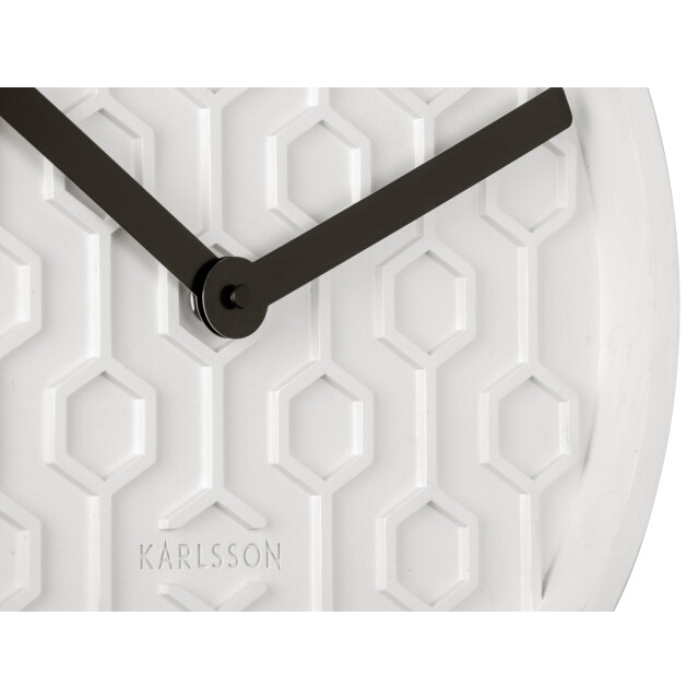 Karlsson wandklok honeycomb - Ø31cm 2843999 large