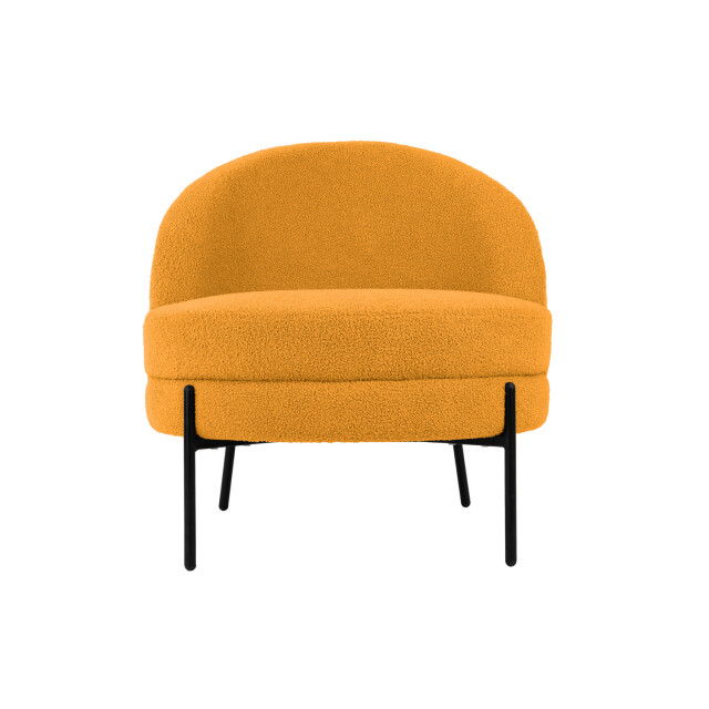 Leitmotiv fauteuil noble teddy curl oker 2845137 large