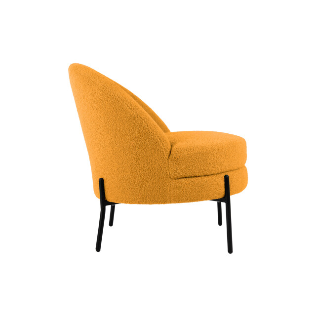 Leitmotiv fauteuil noble teddy curl oker 2845137 large