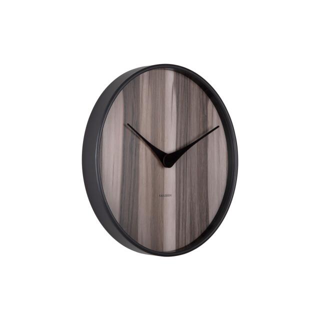 Karlsson wandklok wood melange donker hout- Ø40cm 2843936 large
