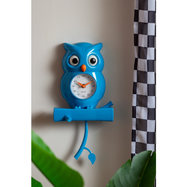 Karlsson wandklok owl pendulum helder 2844066 large