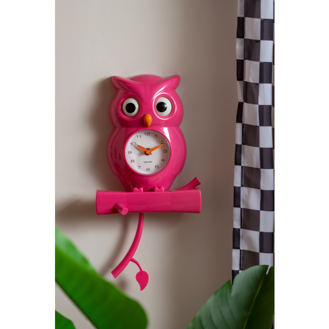 Karlsson wandklok owl pendulum helder 2844069 large