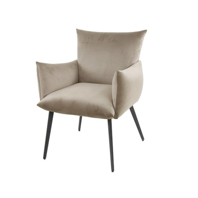 Hoyz eetkamerfauteuil lobby champagne velours 2877519 large