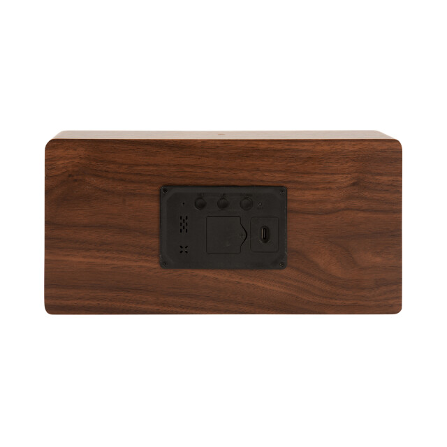 Karlsson tafelklok boxed led donker hout 2843878 large