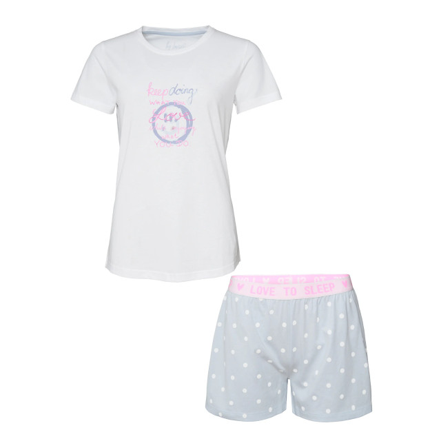 By Louise Dames korte pyjama set shortama BL-358-02 large