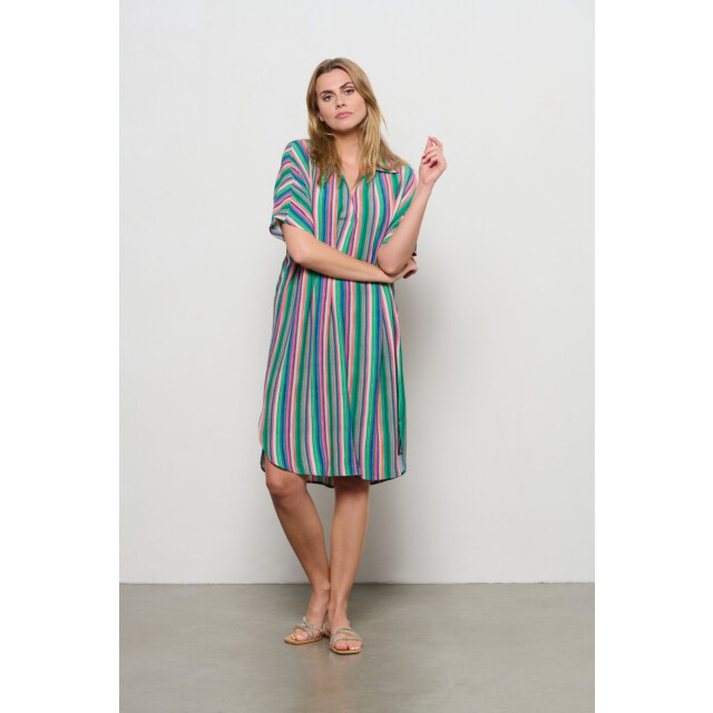 &Co Woman Alexis jurk-striped Alexis-striped large