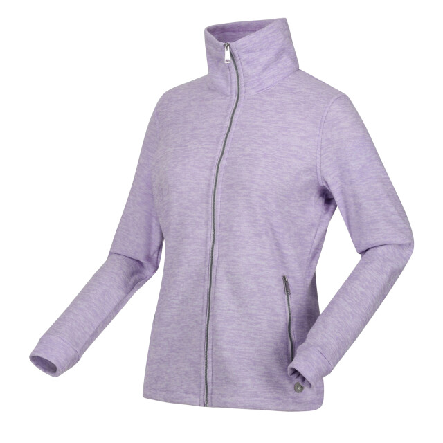 Regatta Dames azaelia marl full zip fleecejack UTRG9274_pastellilac large