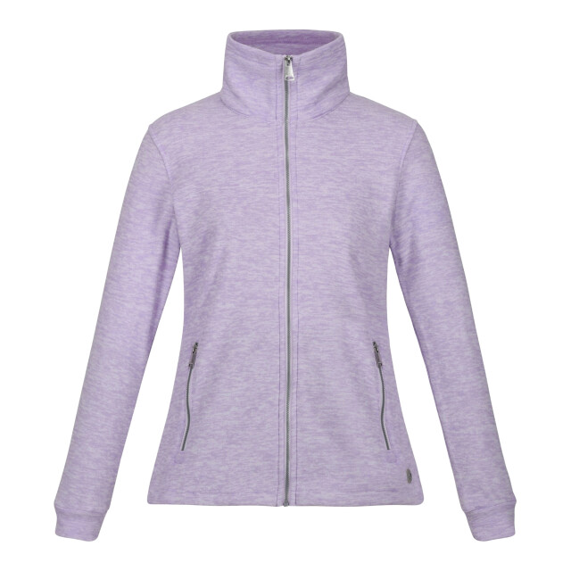 Regatta Dames azaelia marl full zip fleecejack UTRG9274_pastellilac large