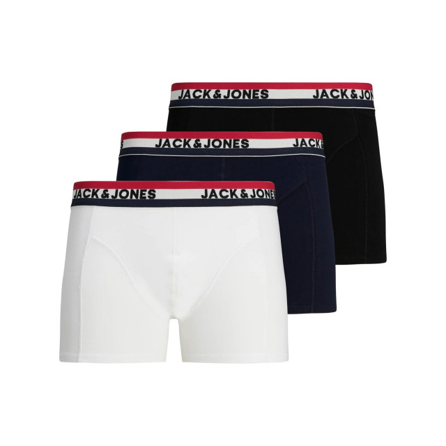 Jack & Jones Heren boxershorts trunks jacwaistband effen 3-pack 12171265 large