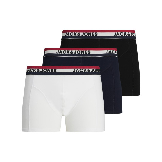 Jack & Jones Heren boxershorts trunks jacwaistband effen 3-pack 12171265 large