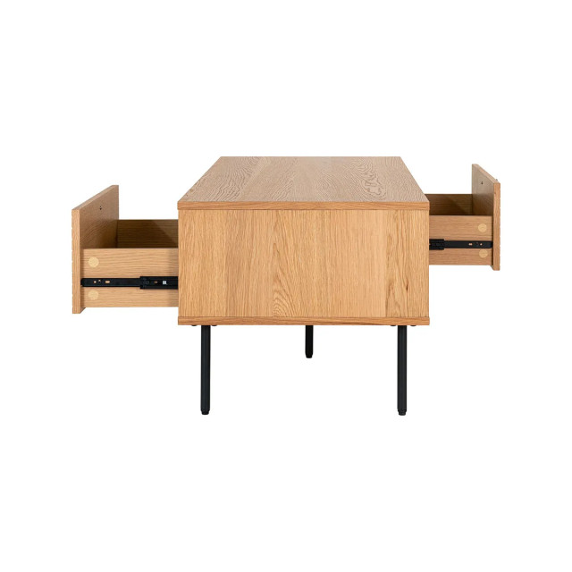 Artichok Ruben houten salontafel naturel 100 x 50 cm 2913155 large