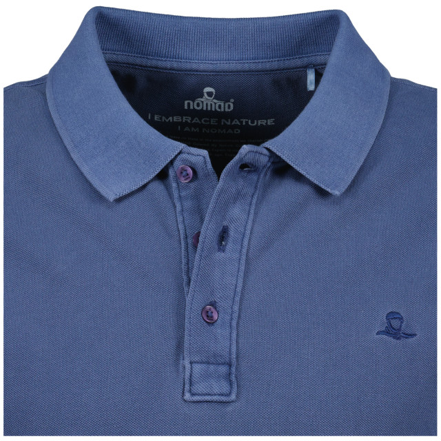 Nomad Taupo bio-katoen polo heren | indigo CTTAUMD3R757 large