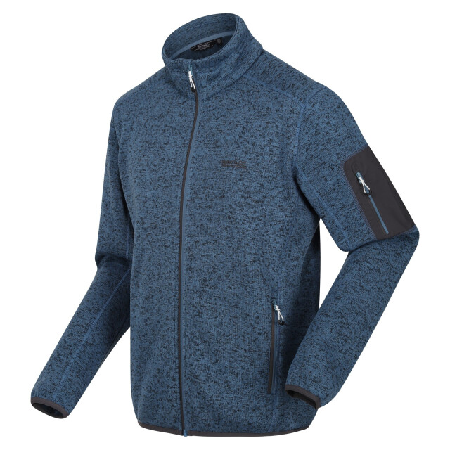 Regatta Heren newhill marl full zip fleecejack UTRG8770_stellarblue large