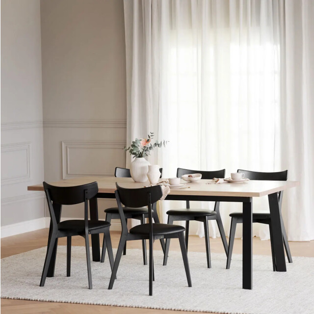 Rowico Home Ami eikenhouten eetkamerstoel met zitkussen 2028466 large