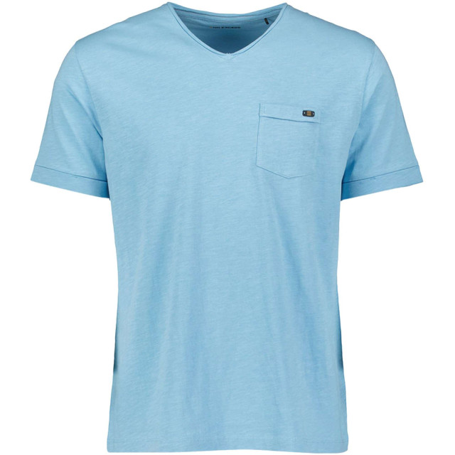 No Excess T-shirt korte mouw v-hals aqua 23340303-036 large