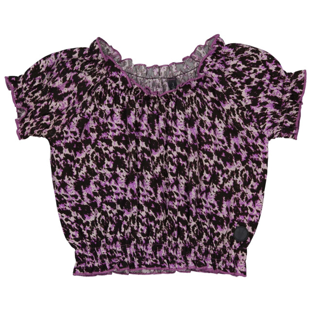 Levv Meisjes blouse venice aop abstract VENICE S221 - AOP L BR A large