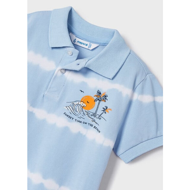 Mayoral Jongens polo wave 3156-Wave blauw-034 large