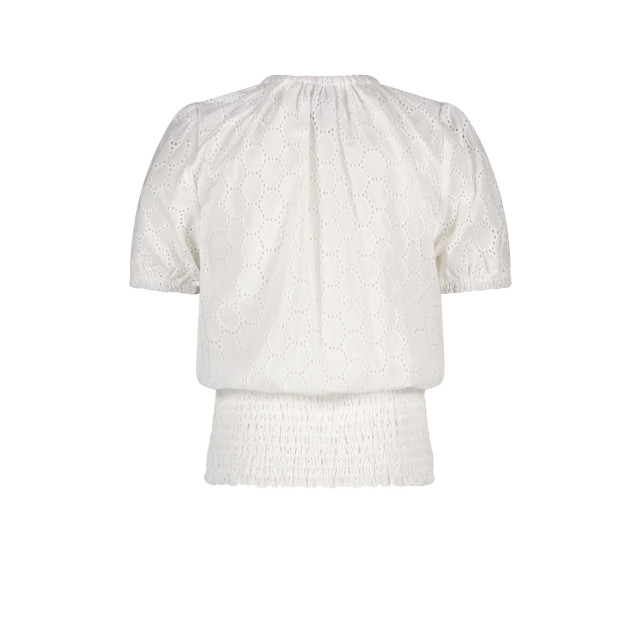 NoNo Meisjes blouse tomma pearled ivory N302-5102-020 large