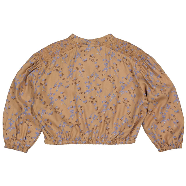 Levv Meisjes blouse gest aop bloemen W233 - L-GEST - AOP BL M F large