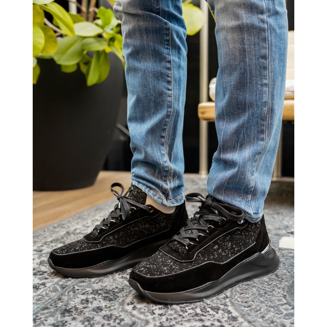 Benjamin Berner Hector runner galaxy waxed suede sneaker hector-runner-galaxy-waxed-suede-sneaker-00041320-black large