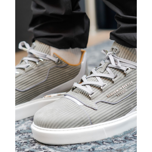 Benjamin Berner Raphael low top ice 3d striped sneaker raphael-low-top-ice-grey-3d-striped-sneaker-00041307-icegrey large