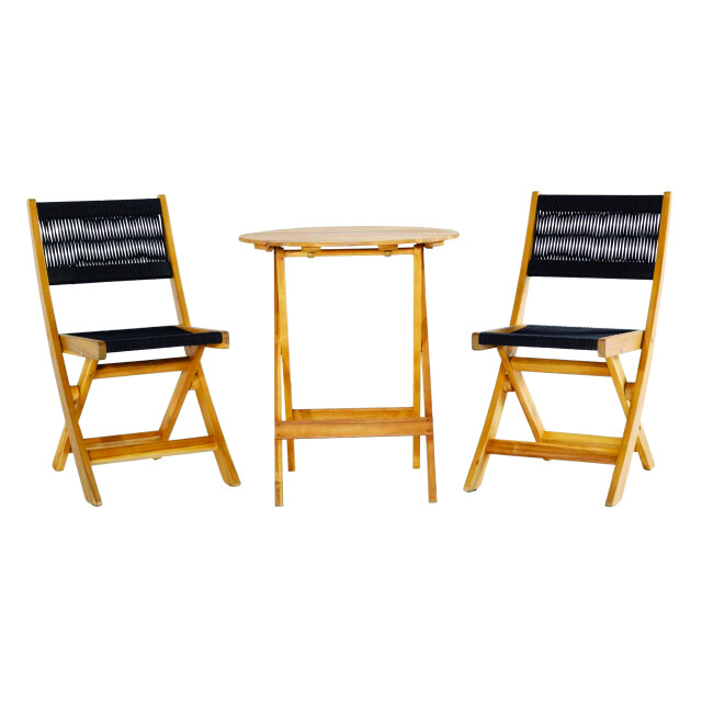 SenS-Line lanzarote bistroset zwart en 3-delig 2849693 large