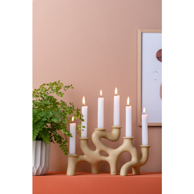 Present Time kandelaar swirls large latte 2845378 large
