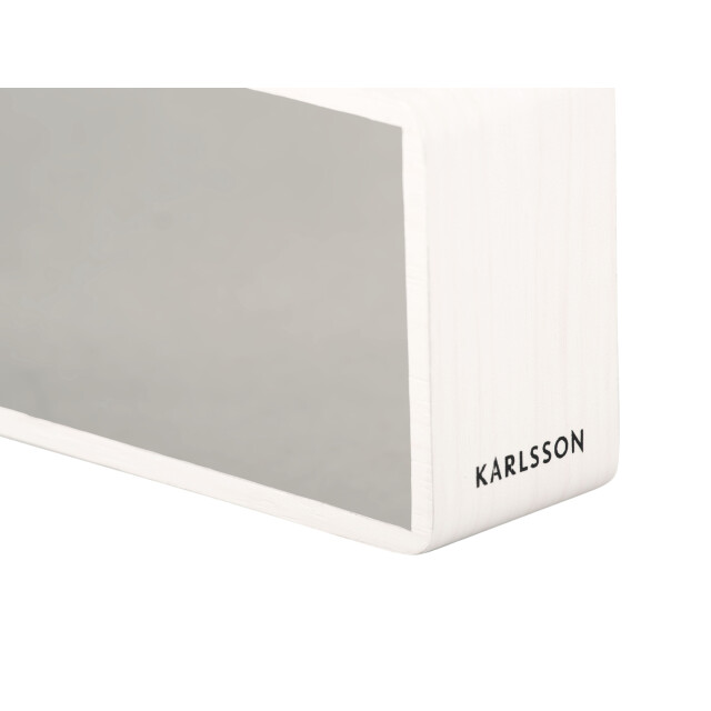 Karlsson wekker silver mirror led - 2843869 large