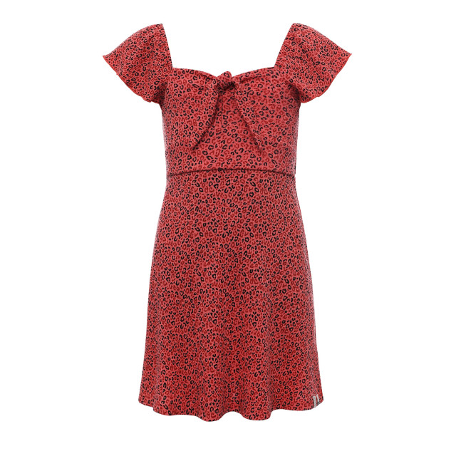 Looxs Revolution Zomerjurkje papaya slub jersey voor meisjes in de kleur 2212-5863-237 large