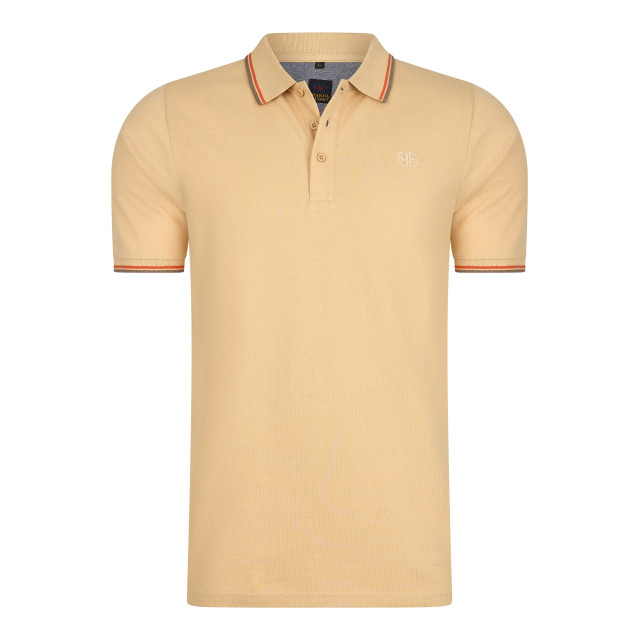 Mario Russo Tipped polo edward MR-EDWARD-BEI-3XL large