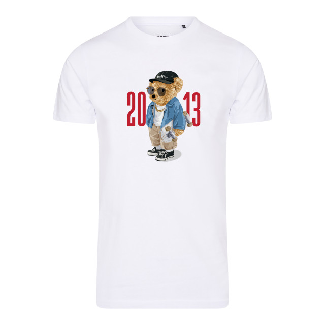 Ballin Est. 2013 Skater bear tee SH-H02301-WHT-XL large