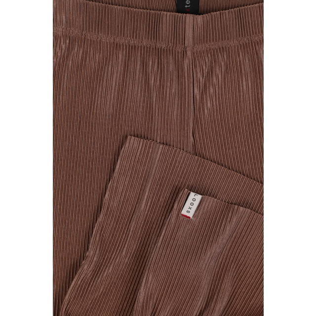 Looxs Revolution Plissé pants wide leg clay color voor meisjes in de kleur 2301-5621-049 large