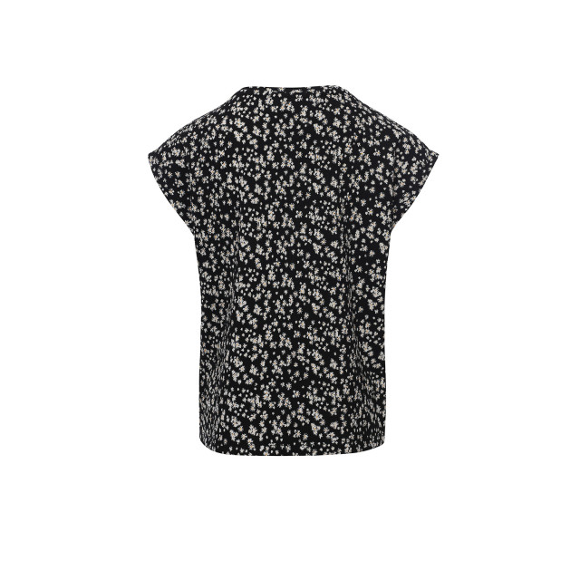 Looxs Revolution Loose-fit top zwart daisy flower print voor meisjes in de kleur 2312-5143-978 large