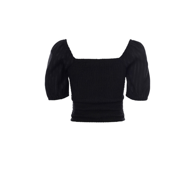 Looxs Revolution Cropped black top voor meisjes in de kleur 2312-5141-090 large