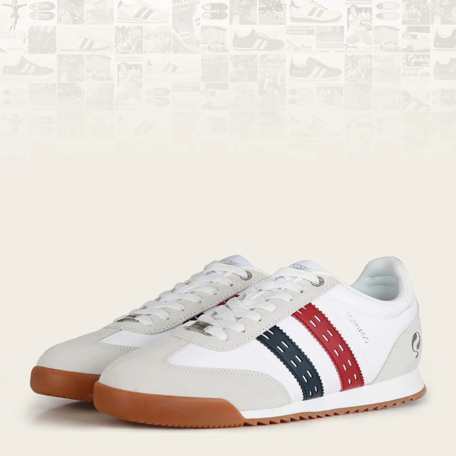 Q1905 Sneaker tornado wit/rood/donkerblauw QM1243840-000-4 large