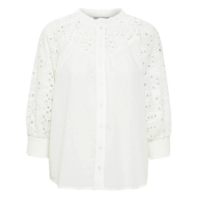 Fransa Blouse 20613992 blanc de blanc 20613992 - Blanc de Blanc large