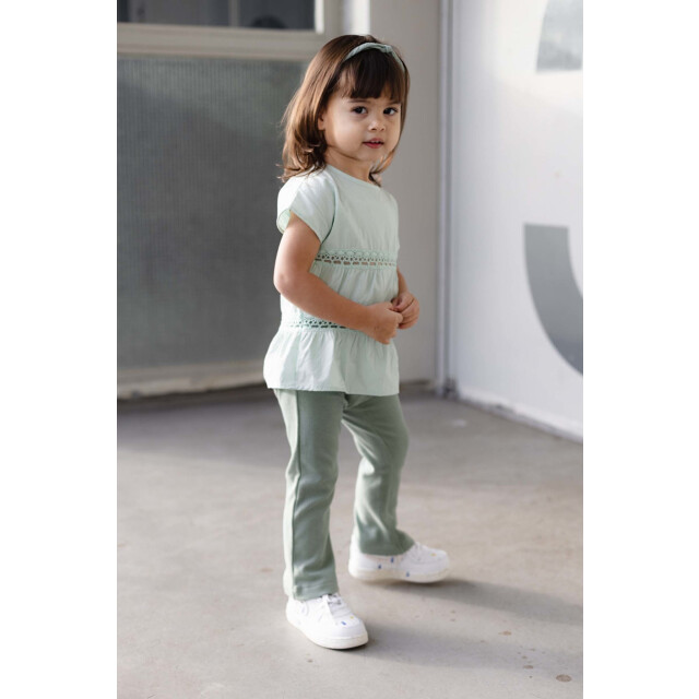 Levv Meisjes t-shirt veerne mint VEERNE S222 - GREEN MINT large
