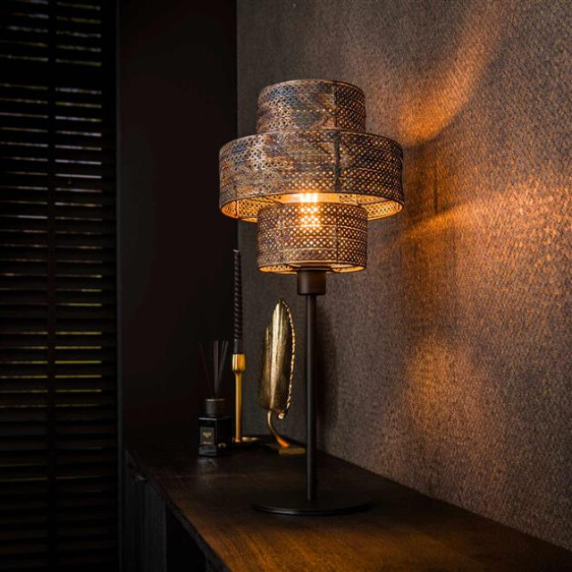 Hoyz tafellamp 1l lantern bruin 2846279 large