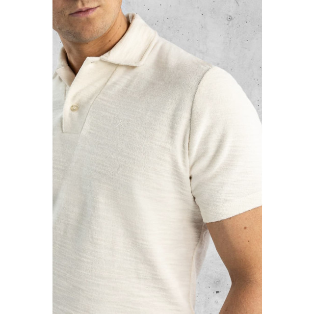 Kollekt Prato slub terry polo off white 7273-004 large