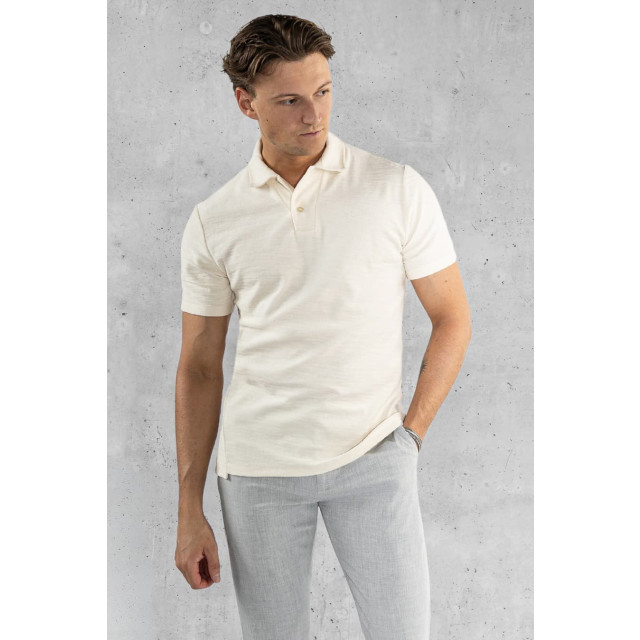 Kollekt Prato slub terry polo off white 7273-004 large