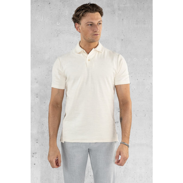 Kollekt Prato slub terry polo off white 7273-004 large