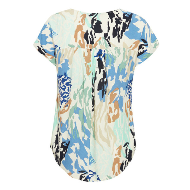 Fransa Blouse 20613663 brook green aop 20613663 - Brook Green aop large