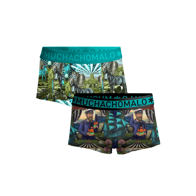 Muchachomalo Heren 2-pack trunks captain donkey CAPTAINDONKEY3025-04 large