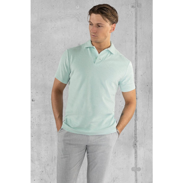 Kollekt Prato slub terry polo mint 7273-403 large